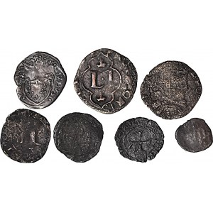 Zachodnia Europa - Włochy, Watykan, Francja, Hiszpania zestaw 7 monet