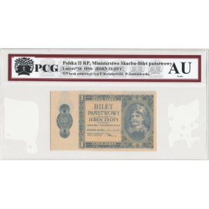 1 złoty 1938 Chrobry, rozbiegówka