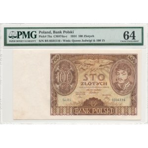 100 złotych 1934, ser. BS