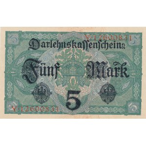 Niemcy, 5 marek 1917, ser. Y
