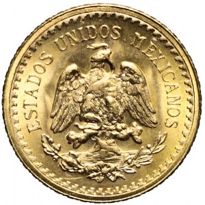 Meksyk, 2 1/2 peso 1945, złoto