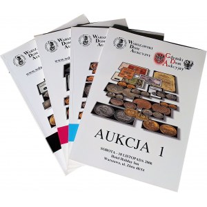 Katalogi aukcyjne 1, 2, 3, 4 WDA/GDA – KOMPLET
