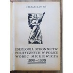 [Mickiewicz] Kawyn Stefan • Ideologia stronnictw politycznych w Polsce wobec Mickiewicza 1890-1898