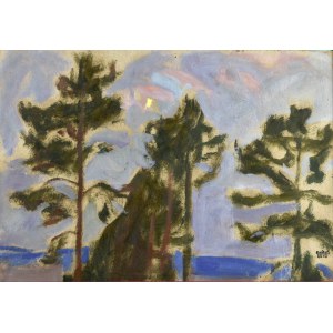Wojciech WEISS (1875-1947), Sosny, 1909