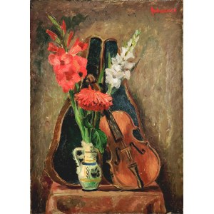 Mikhail Fedorovich ANDREENKO - Nechitalyo (1894-1982), Martwa natura ze skrzypcami