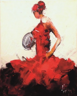 Dominique Kleiner, Danseuse de flamenco, 2016