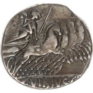 VIBIA, C.Vibius C.f. Pansa (90 př. Kr.), Denár, velká hlava Apolla zprava, za ní PANSA / Minerva na
