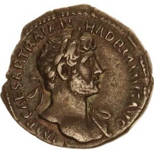Hadrianus (117-138), Denár, stojící Felicitas drží caduceus a roh hojnosti
