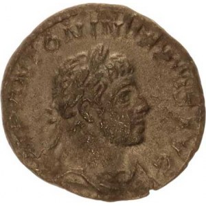 Elagabalus (218-222), Denár, stoj.císař zleva, drží pateru nad oltářem a větvičku, v po