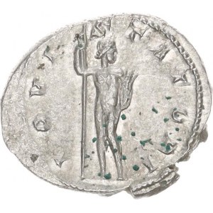 Gordianus III. (238-244), Antoninián, stoj.nahý Jupiter drží v pravé ruce kopí a v levé
