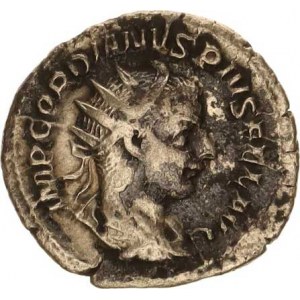 Gordianus III. (238-244), Antoninián, stoj.Sol se zvednutou pravou rukou, v levé drží