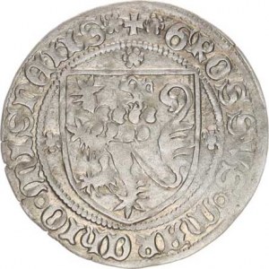 Sasko - Míšeň, Friedrich IV. Bojovný (1381-1423), Míšeňský groš štítový (knížecí, tzv.Roseler), b.l