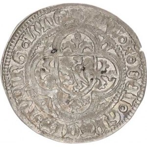 Sasko - Míšeň, Fridrich I., Vilém II. a Fridrich z Dur (1412-25), Štítový groš (Schildgroschen), mi