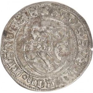 Sasko - Míšeň, Fridrich I., Vilém II. a Fridrich z Dur (1412-25), Štítový groš (Schildgroschen), mi