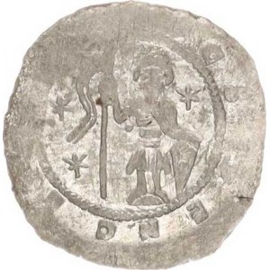 Vladislav I. (1109-1125), Denár C - 532 var.: 3 hvězdy Šmerda 480b, Videman 19
