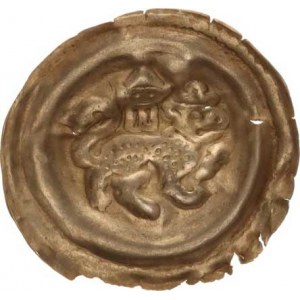 Přemysl II. (1253-1278), Brakteát střední C - 828, prohlý