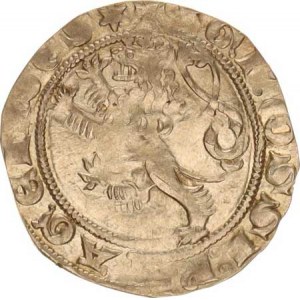 Jan Lucemburský (1310-1346), Pražský groš Smolík 8 3,286 g, mír. nedor.