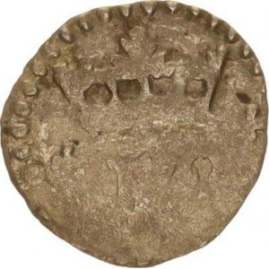 Jošt, markrabě (1375-1411), Denárový peníz, typ IO pod korunou / orlice Sborník I. č. 345