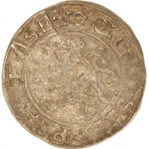 Ferdinand I. (1526-1564), Pražský groš b.l., K.Hora Chvojka typ GRATIA, obrácené N,