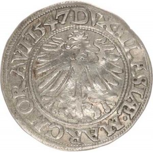 Ferdinand I. (1526-1564), Groš slezský 1547 b.zn., Vratislav-Westermaier jako MKČ 155