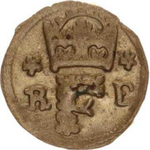 Ferdinand I. (1526-1564), Malý (černý) peníz b.l., K.Hora MKČ 84; Smol. 75, lak