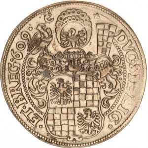 Lehnice-Břeh, Joh.Christ. a Georg Rudolf (1602-1621), Tolar 1609 CT, Rychnov Tuchmann Sa 72 Dav.770