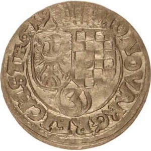 Lehnice-Břeh, Joh.Christ. a Georg Rudolf (1602-1621), 3 kr. 1619 HR, Rychleby-Rieger Sa 158; Kop. V