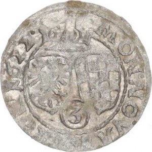 Lehnice-Břeh, Georg Rudolph (1621-1652), 3 kr. 1622 b.zn., Sa 259/101, mělká ražba