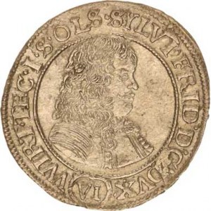 Würtemberg-Olešnice, Sylvius Friedrich (1668-1697), VI kr. 1674 SP, Olešnice-Pfaler Sa 205/57; Kop.