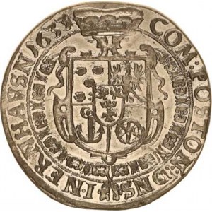 Eggenberg, Johann Ulrich (1568-1634), Tolar 1633, Praha-Schuster Sn ražba Öhringerovy manufaktury