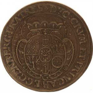 Eggenberg, Johann Christoph + Johann Seyfried (1649-1710), Tolar 1658 VF/S, Č. Krumlov-Scheibhoffer