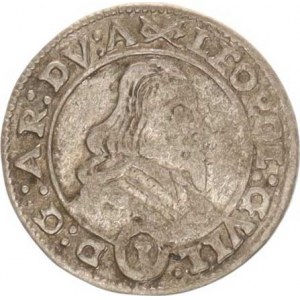 Olomouc, Leopold Vilém (1637-1662), 1 kr. 1650 SV 105 B1 / A ? opis: *EPISCOPVS: OLMVC: PRIN
