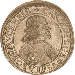Olomouc, Karel II. Liechtenstein (1664-1695), VI kr. 1674 zn. špice SV ? - talár jako B4, opis C1 /