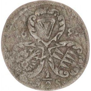 Olomouc, Karel II. Liechtenstein (1664-1695), 1/2 kr. 1695 SS SV 306 var. 1 (.S 1/2 S.) RR
