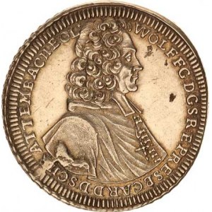 Olomouc, Wolfgang Schrattenbach (1711-1738), Tolar 1726 SV 753 L/M (datace pod třásněmi) R