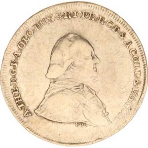 Olomouc, Antonín Th.Colloredo (1777-1811), Malý intronizační žeton 1779, Ag 25 mm Taul 265