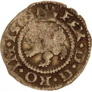 Ferdinand I. (1526-1564), Bílý peníz 1563 Praha-Harder R, nedor.
