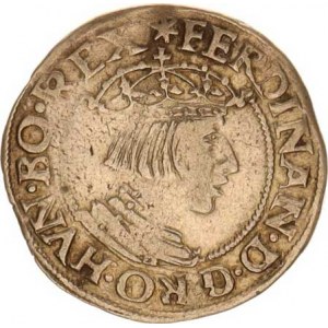 Ferdinand I. (1526-1564), Dreier 155Z, Linz - var.: nad hlavou hvězdička