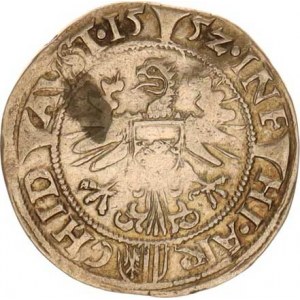 Ferdinand I. (1526-1564), Dreier 155Z, Linz - var.: nad hlavou hvězdička