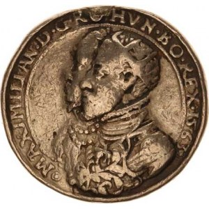 Maxmilian II. (1564-1576), Medaile 1563, korunovace na uherského krále v Bratislavě