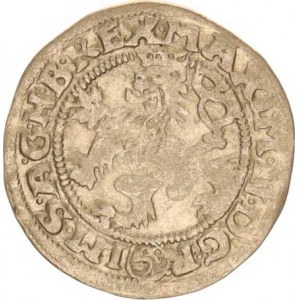Maxmilian II. (1564-1576), Bílý groš b.l., České Budějovice-Gebhart MKČ 263 (značka v kr