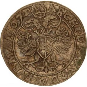 Maxmilian II. (1564-1576), Bílý groš 1575, Jáchymov-Geitzkofler zn. č.2, tém.
