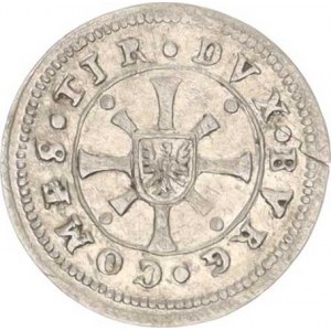 Ferdinand - arcivévoda (1565-1595), 1 kr. b.l., Tyroly Hall var.: v opisu tečky, FERDINA.D.G.ARCH.A