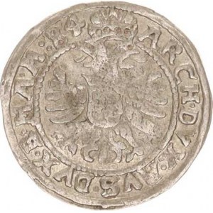 Rudolf II. (1576-1612), Bílý groš 1584, Č.Budějovice-Mattighofer var.: D. G. R. I - /