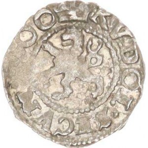 Rudolf II. (1576-1612), Bílý peníz 1600, K.Hora-Spiess R, mír. nedor.