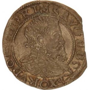 Rudolf II. (1576-1612), 3 kr. 1591, Vídeň-Huebmer RR, kraj. stř., jinak tém.