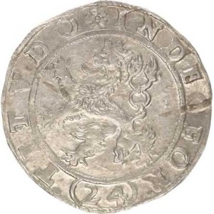 České stavy (1619-1620), 24 kr. 1619, Praha-Hübmer MKČ 568 var.: bez rozděl. teček