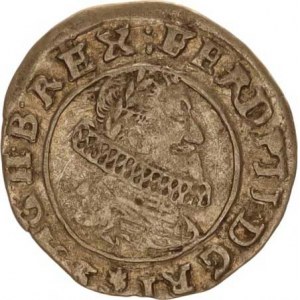 Ferdinand II. (1619-1637), 3 kr. 1628, Praha-Hübmer var.: za REX dvojtečka, D.G.R.I. ().S..