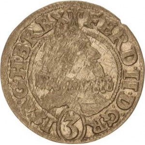 Ferdinand II. (1619-1637), 3 kr. 1629 HR, Vratislav-Riedel+Ziesler MKČ 1018 var.: ARCHIDV