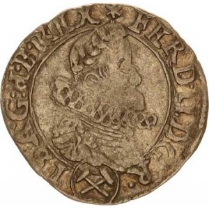 Ferdinand II. (1619-1637), 3 kr. 1634, Kutná Hora-Prunz MKČ 810 var.opisu: